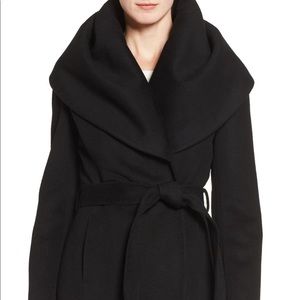 T Tahari Wool Blend Coat in Black